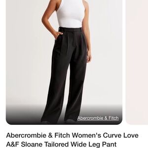 Abercrombie & Fitch Curve Love Tailored Pants 28/6